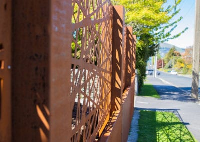 New Rusty Fence