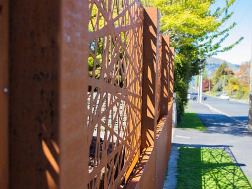 New Rusty Fence